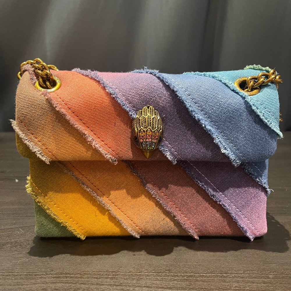 Kurt Geiger Multicolor Rainbow Shoulder Bag
